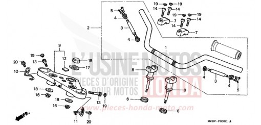 ROHRGRIFF/OBERE BRUECKE (2) VT600CX de 1999